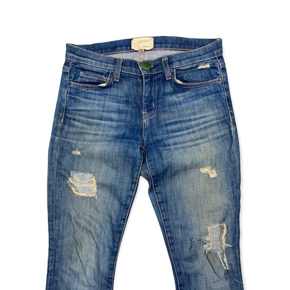 Current Elliot Distressed Skinny Jeans Size 26 - Picture 2 of 9